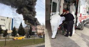 На текстильной фабрике в Турции произошел мощный взрыв (видео)